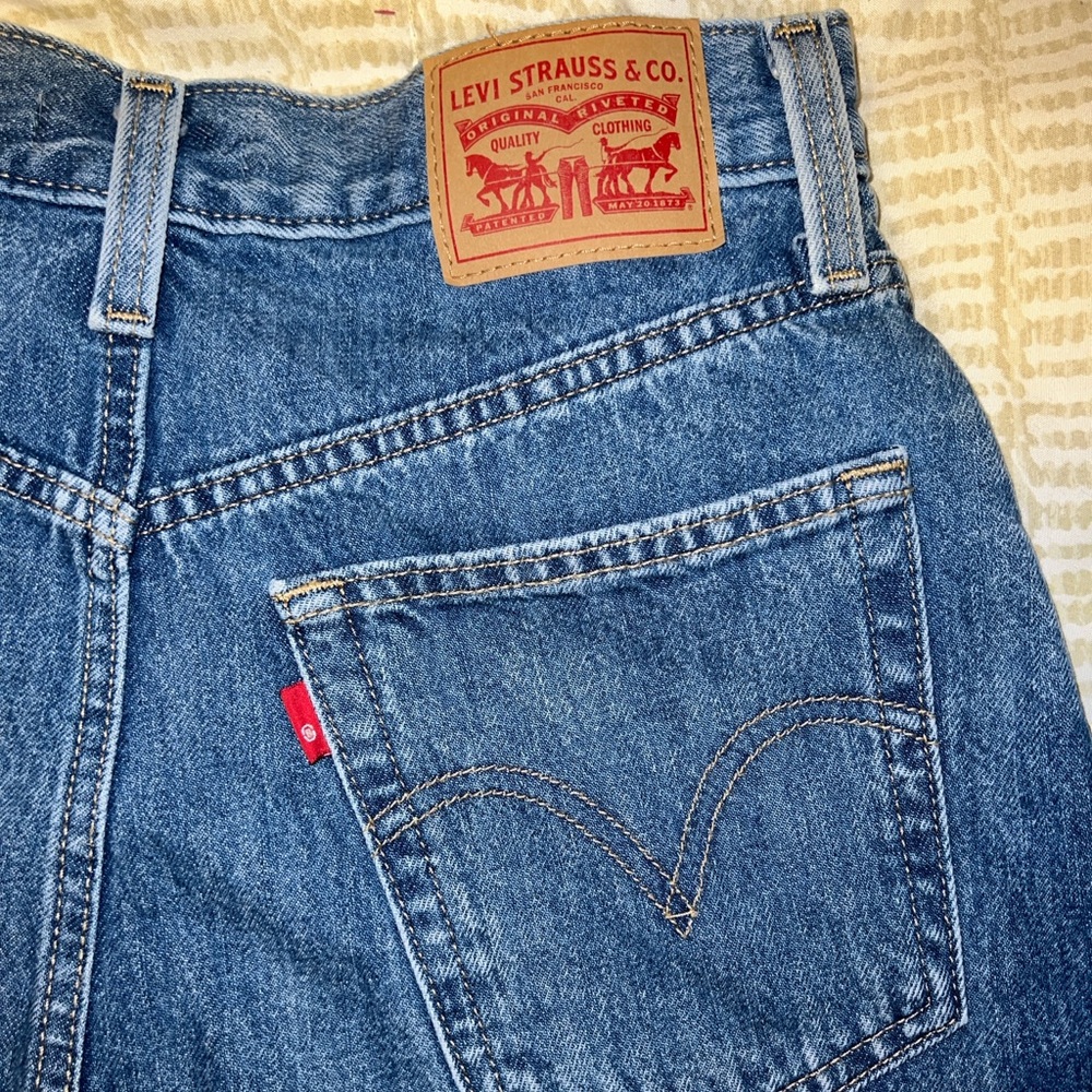Levi’s High Waisted Mom Shorts